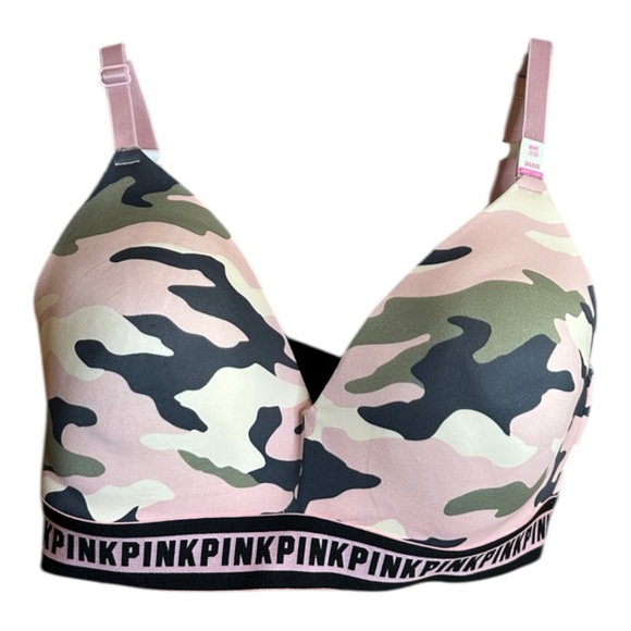 Victorias Secret Pink Wireless Camo Sports Bra, New with Tags - Picture 5 of 7